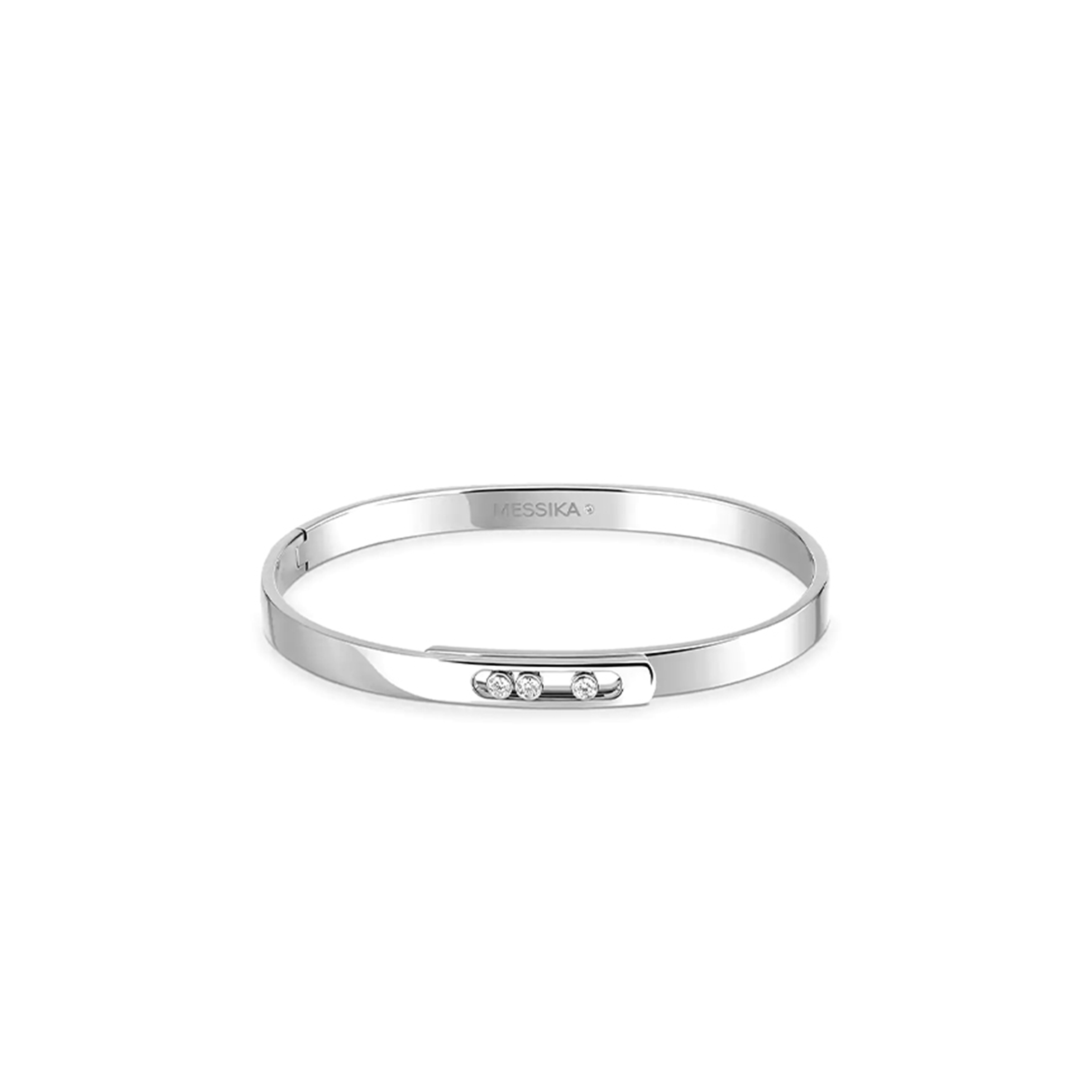Mes1kaa move noa small bracelet white gold d1am0nd bracelet 10092-wg